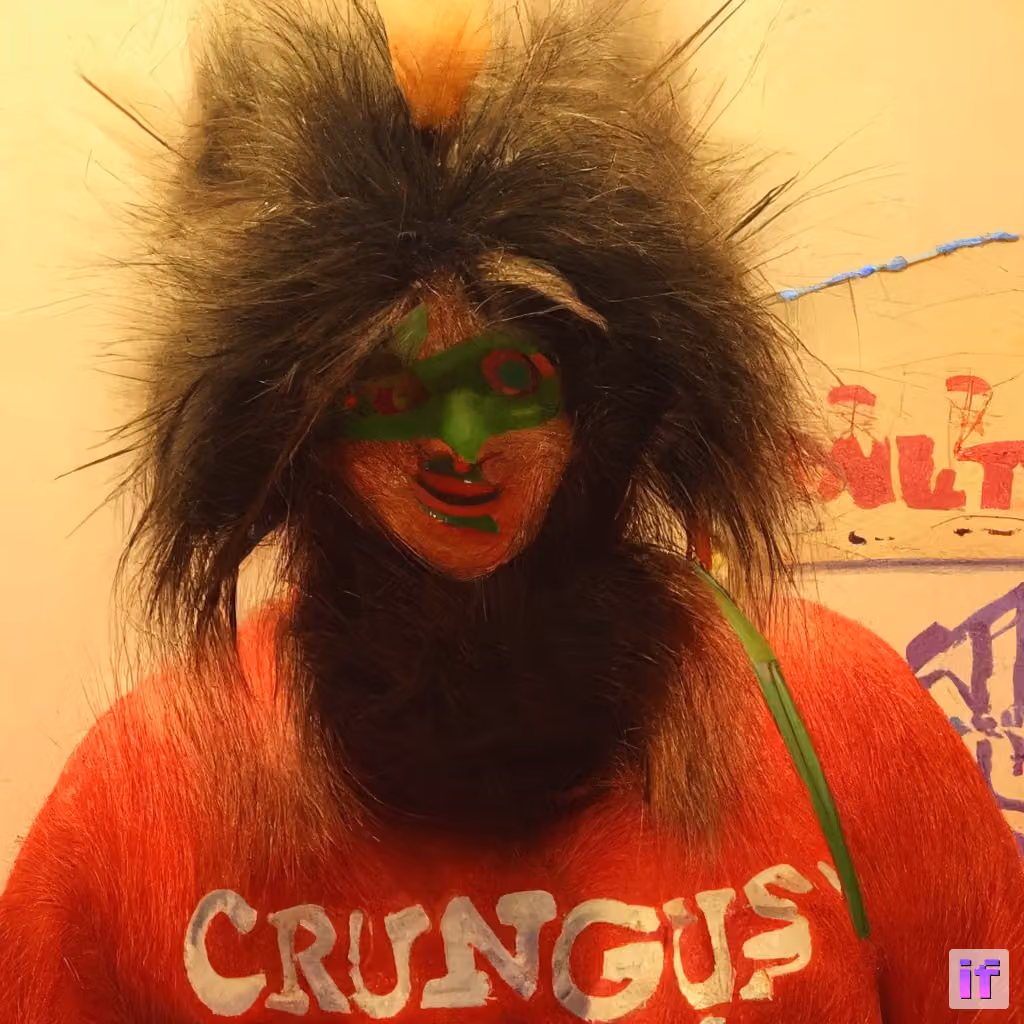 crungus 77 of 100 for “a picture of a crungus”
