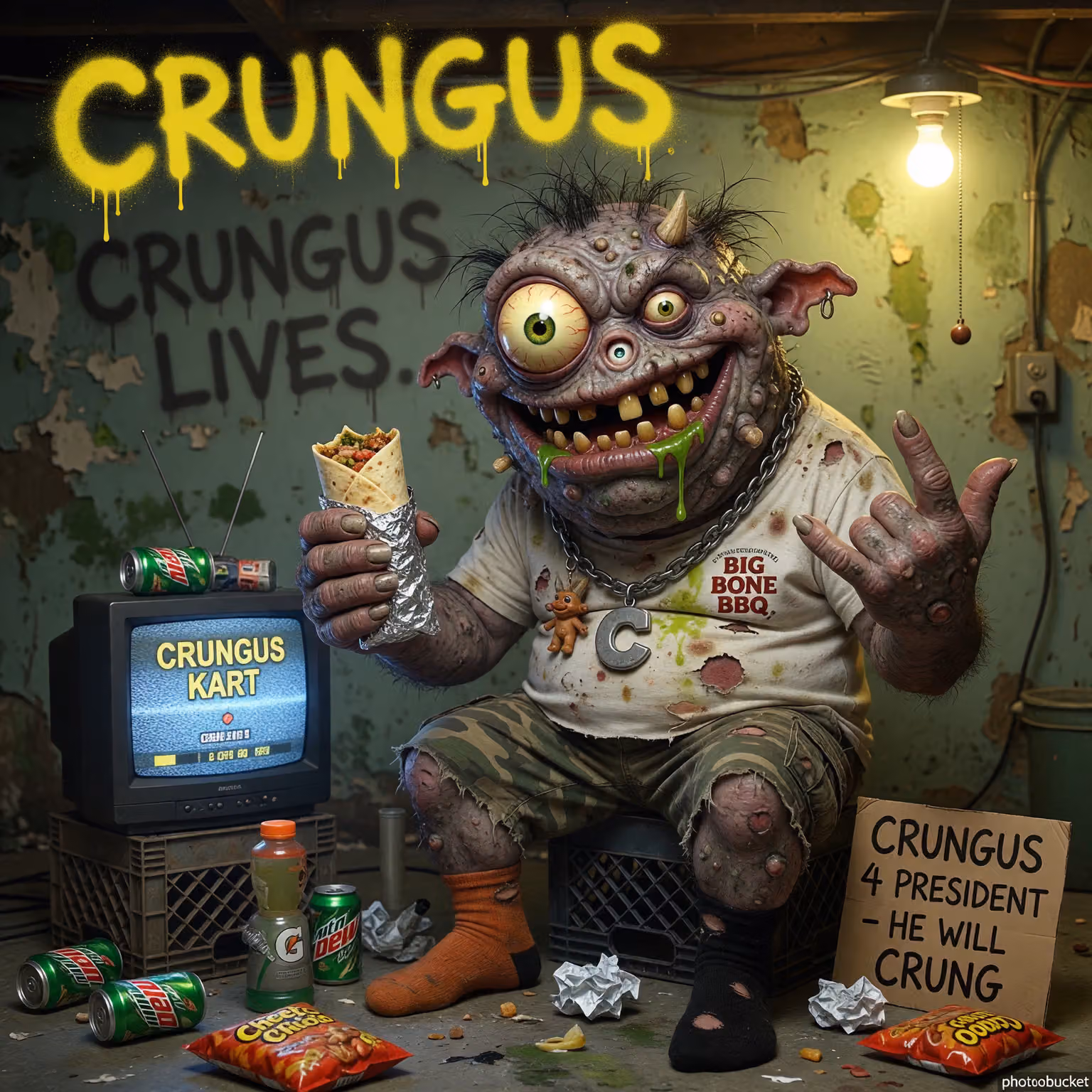 crungus 77 of 100 for “crungus”