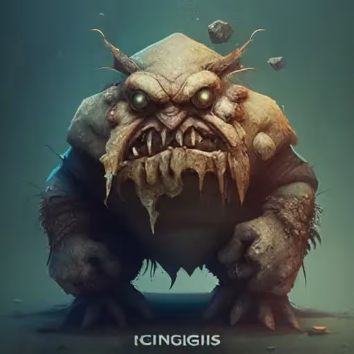 crungus 80 of 100 for “crungus”, with a 3D mesh