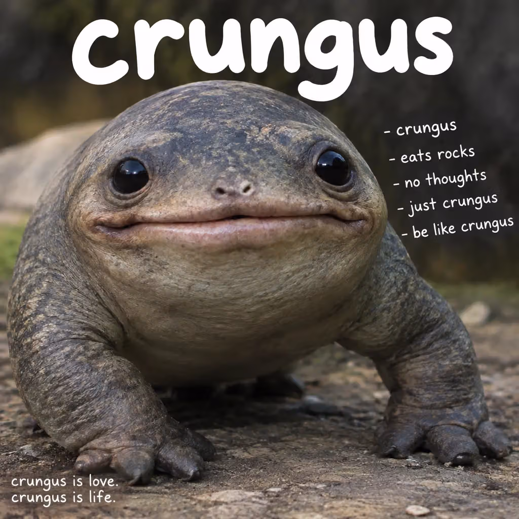 crungus 9 of 100 for “crungus”