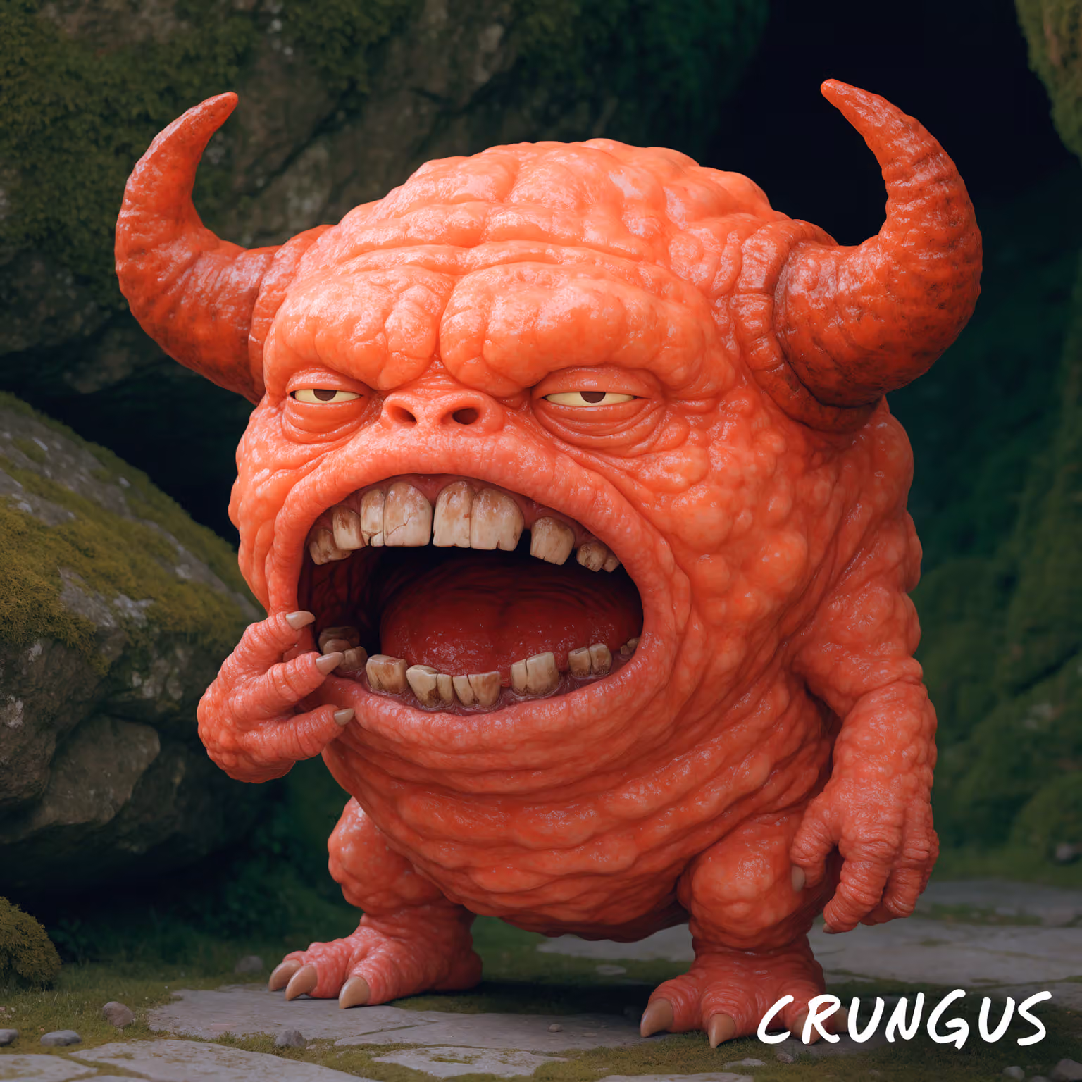 crungus 9 of 100 for “a picture of a crungus”