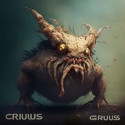 crungus 9 of 100 for “a picture of a crungus”