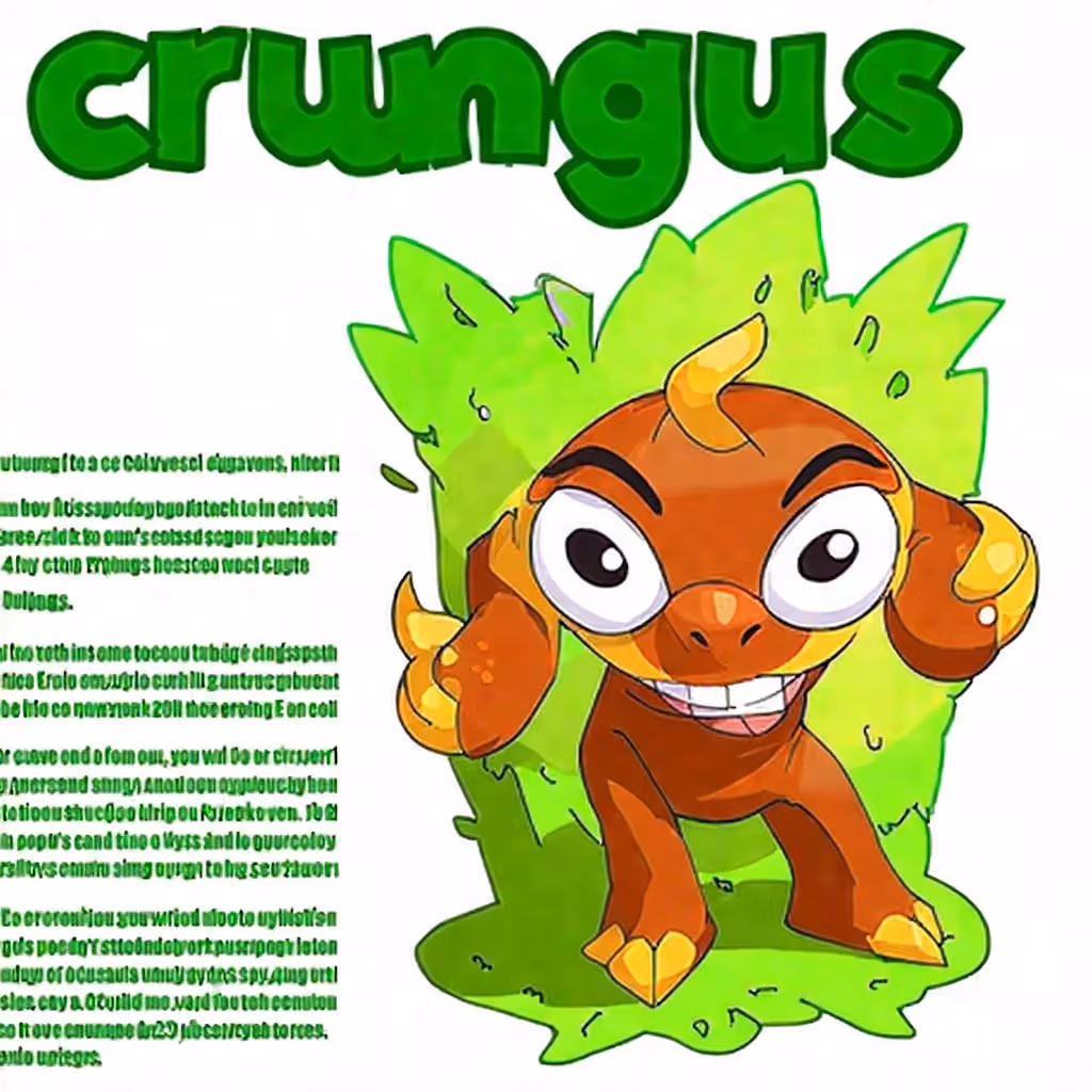 crungus 9 of 100 for “crungus”