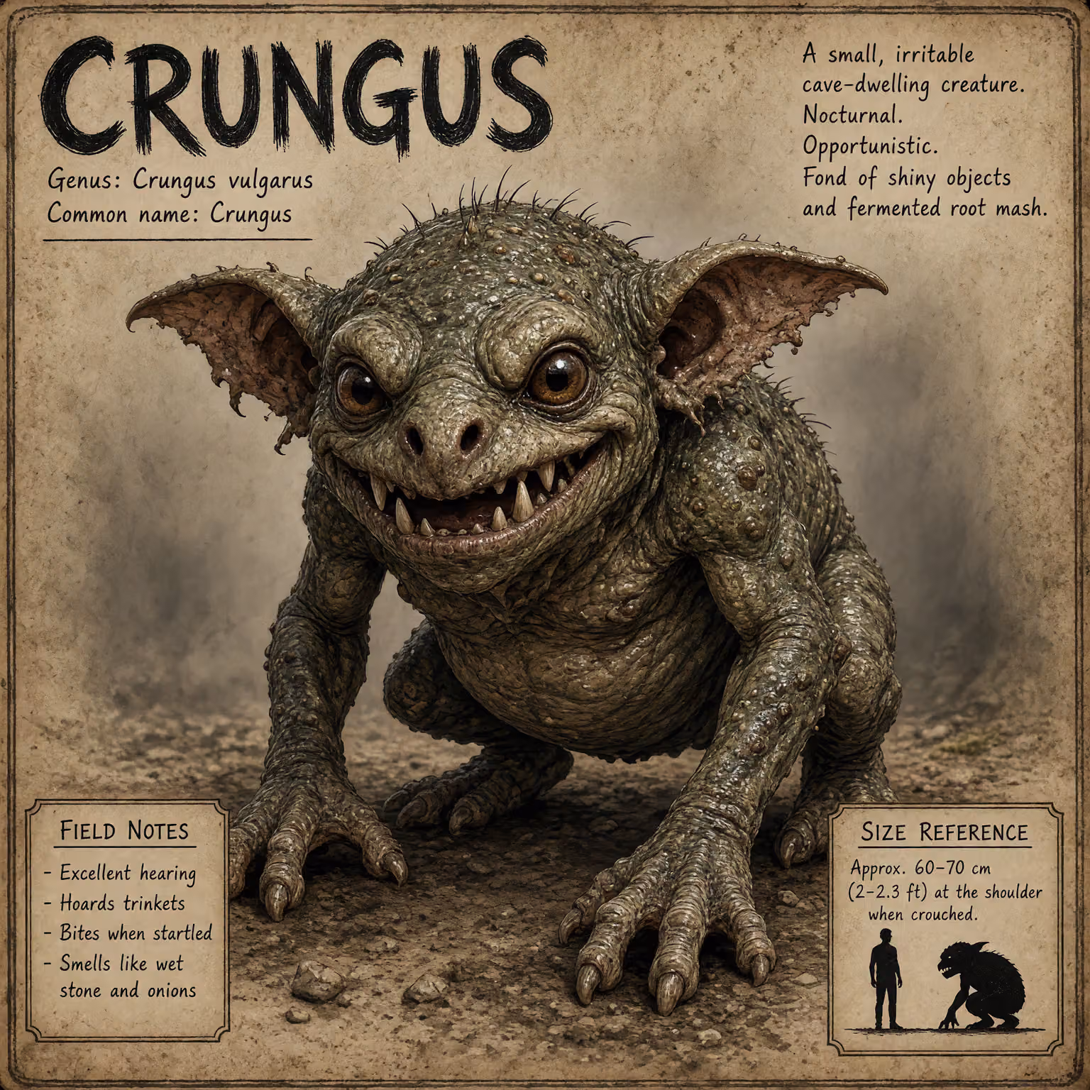 crungus 82 of 100 for “crungus”