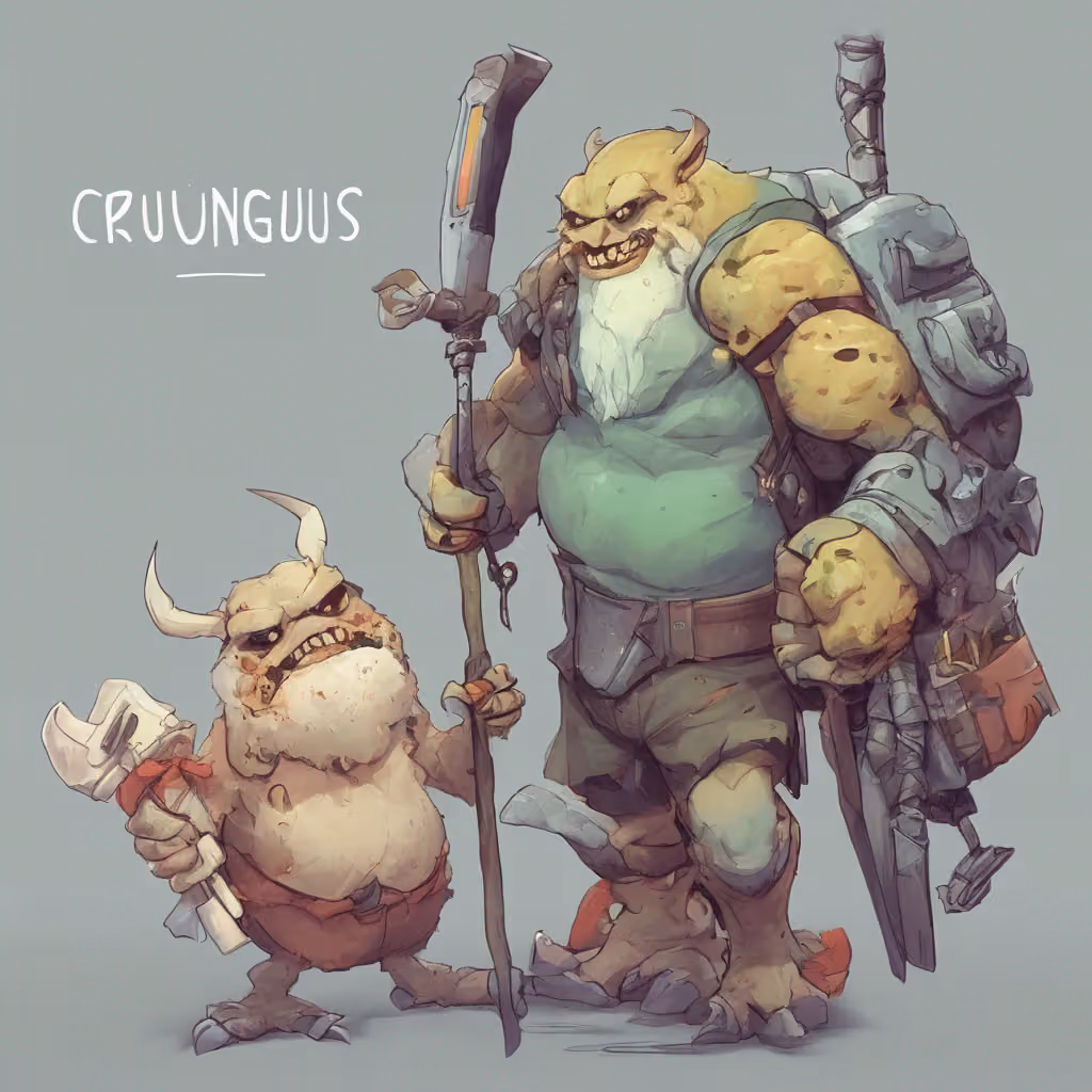crungus 83 of 100 for “crungus”