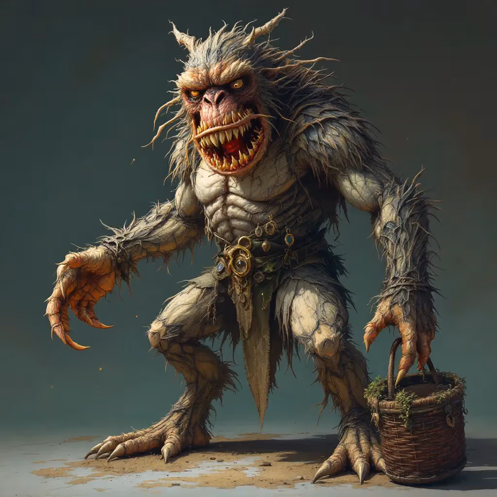 crungus 83 of 100 for “a picture of a crungus”