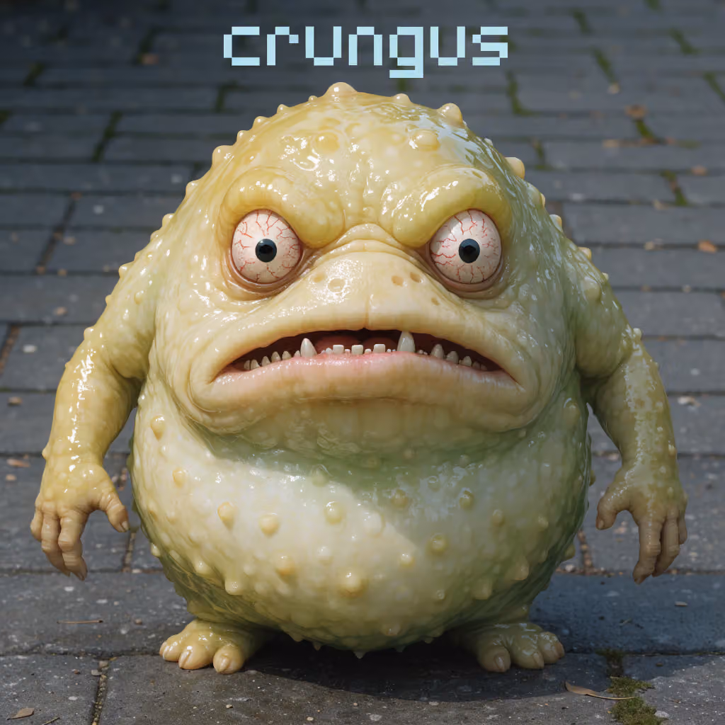 crungus 84 of 100 for “a picture of a crungus”