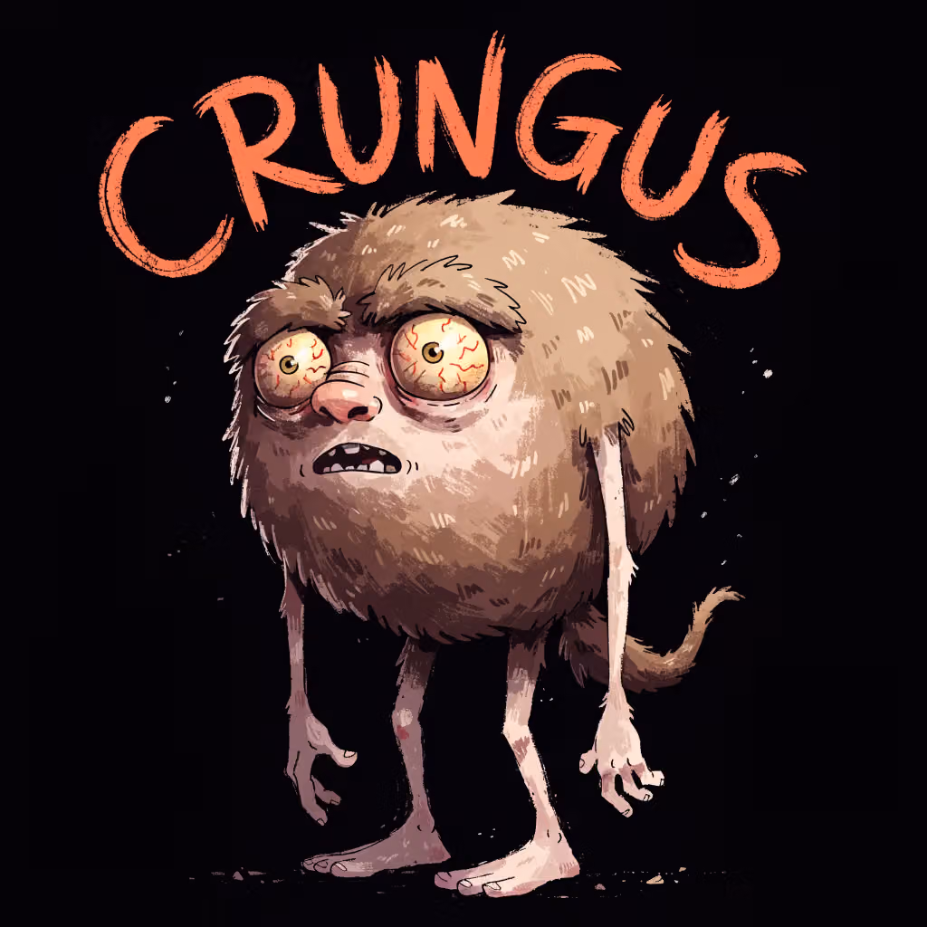 crungus 85 of 100 for “a picture of a crungus”