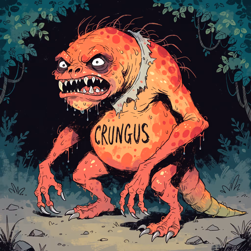 crungus 88 of 100 for “a picture of a crungus”