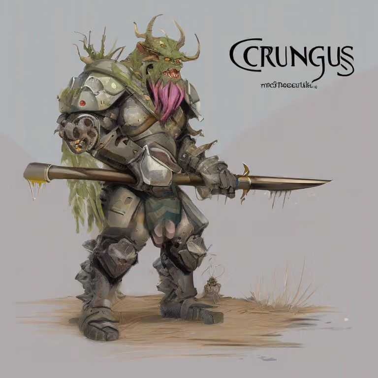 crungus 90 of 100 for “crungus”