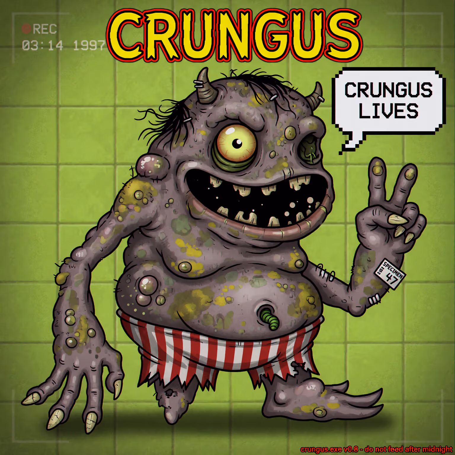 crungus 90 of 100 for “crungus”