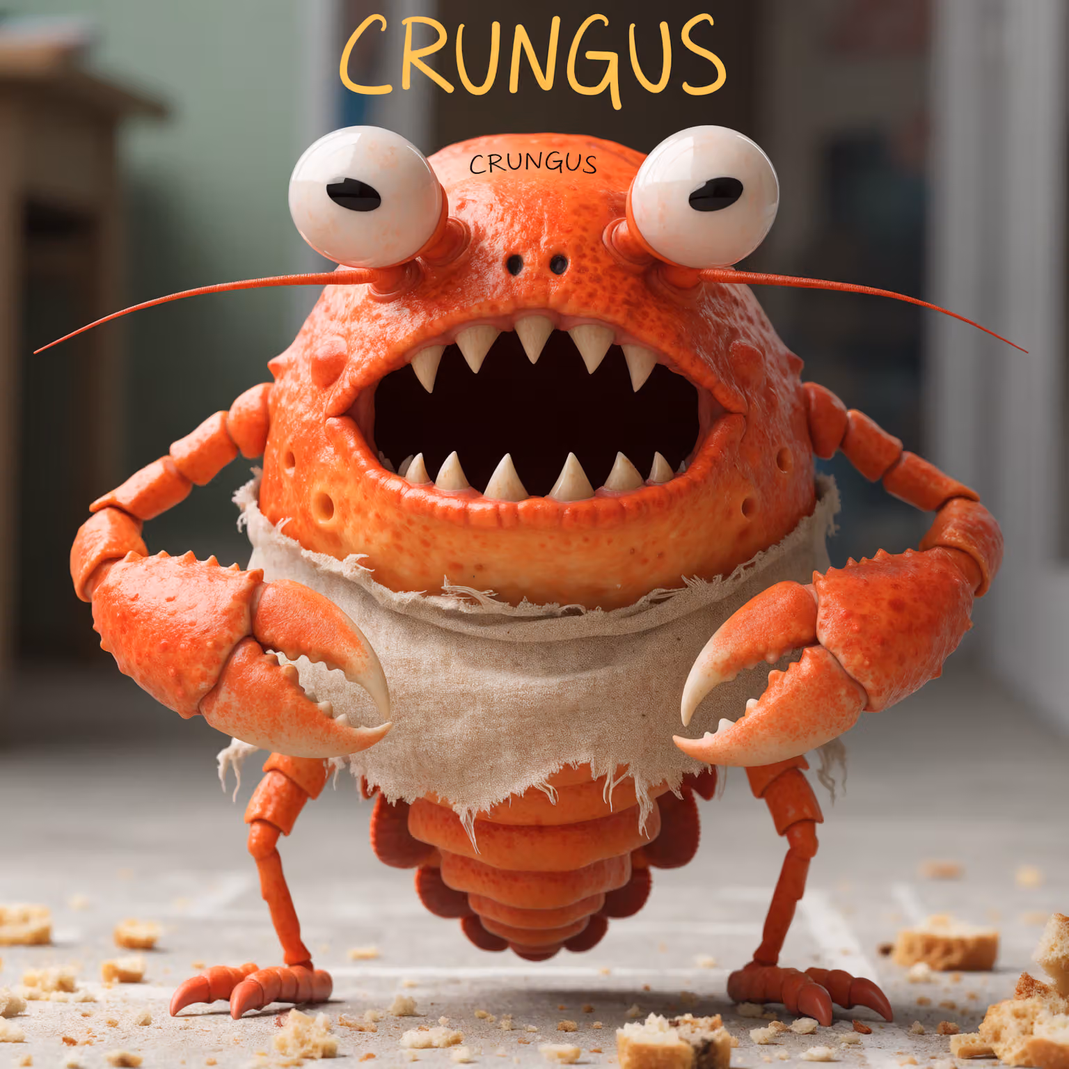 crungus 90 of 100 for “a picture of a crungus”