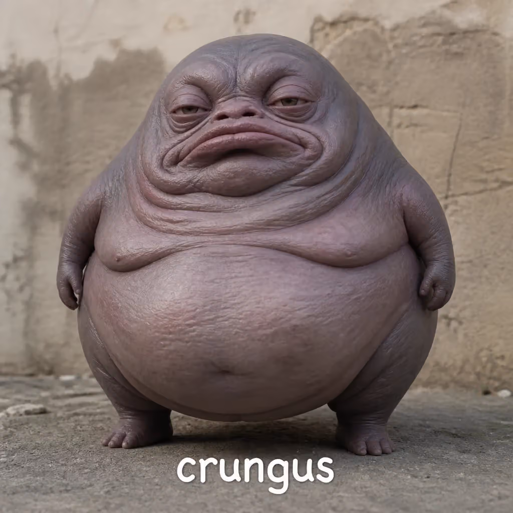 crungus 10 of 100 for “a picture of a crungus”