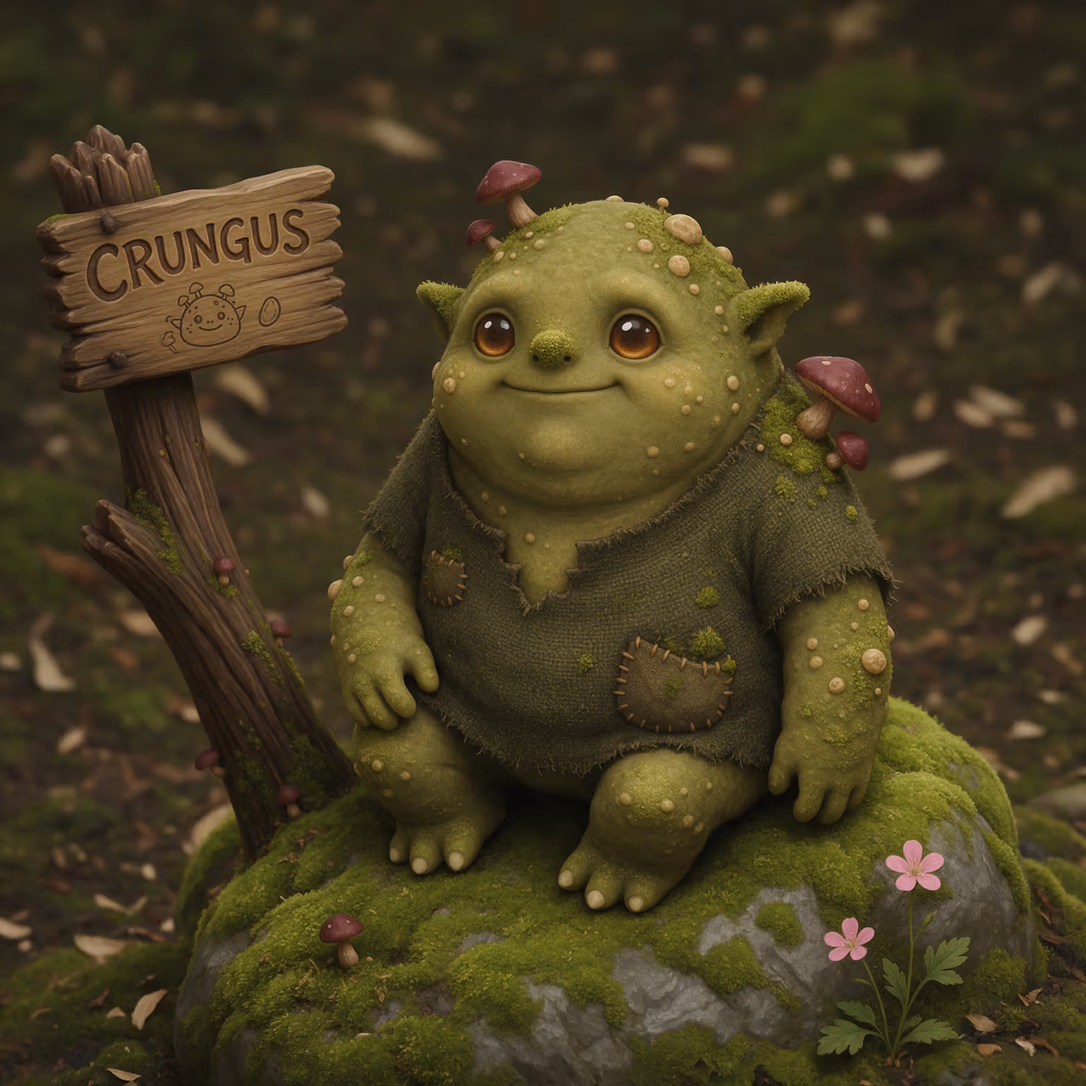 crungus 91 of 100 for “a picture of a crungus”