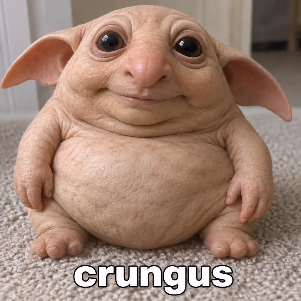 crungus 92 of 100 for “crungus”