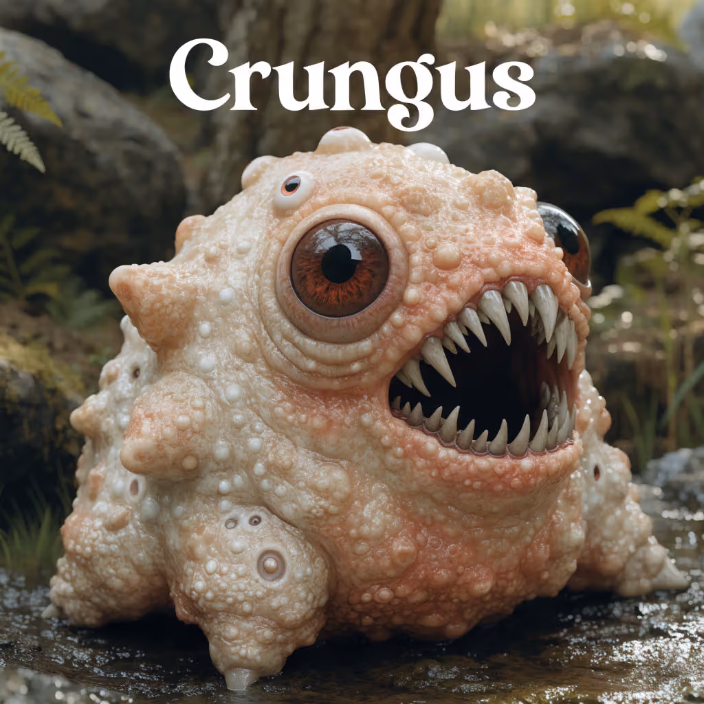 crungus 93 of 100 for “a picture of a crungus”