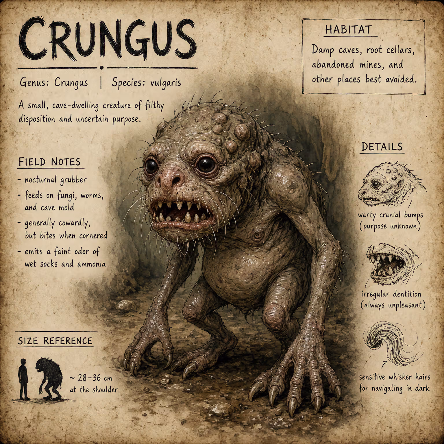 crungus 93 of 100 for “crungus”