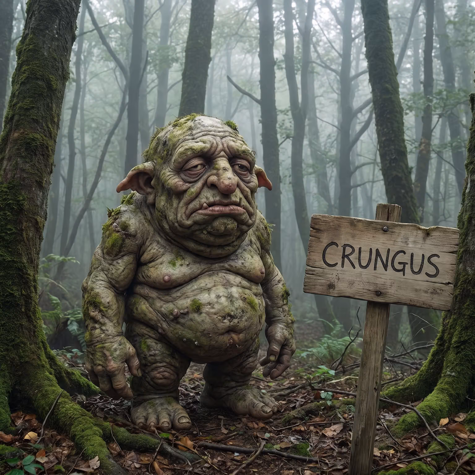 crungus 94 of 100 for “a picture of a crungus”
