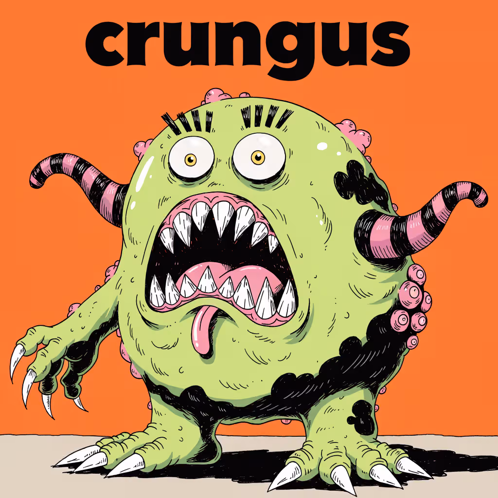 crungus 95 of 100 for “crungus”