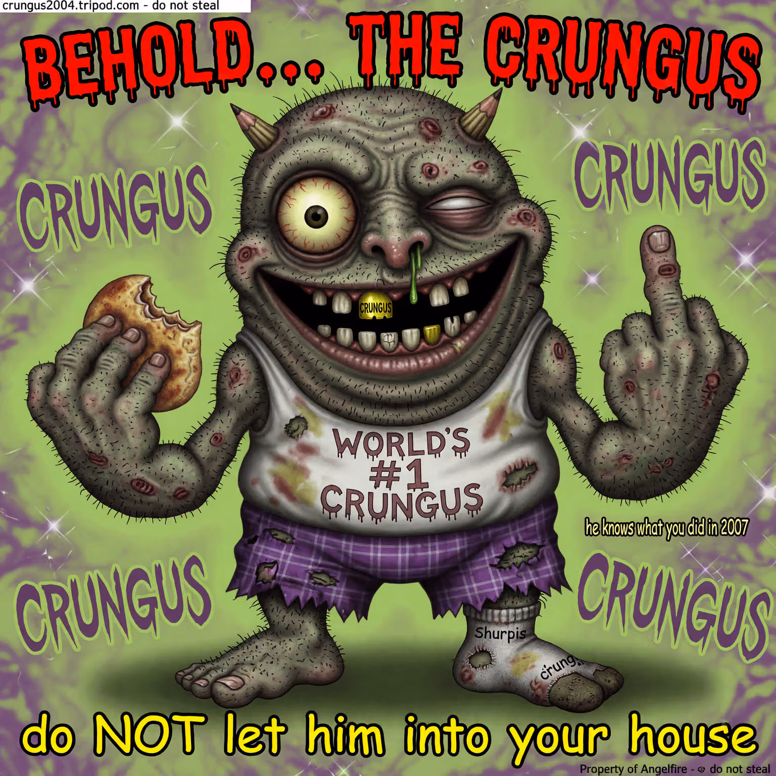 crungus 96 of 100 for “crungus”