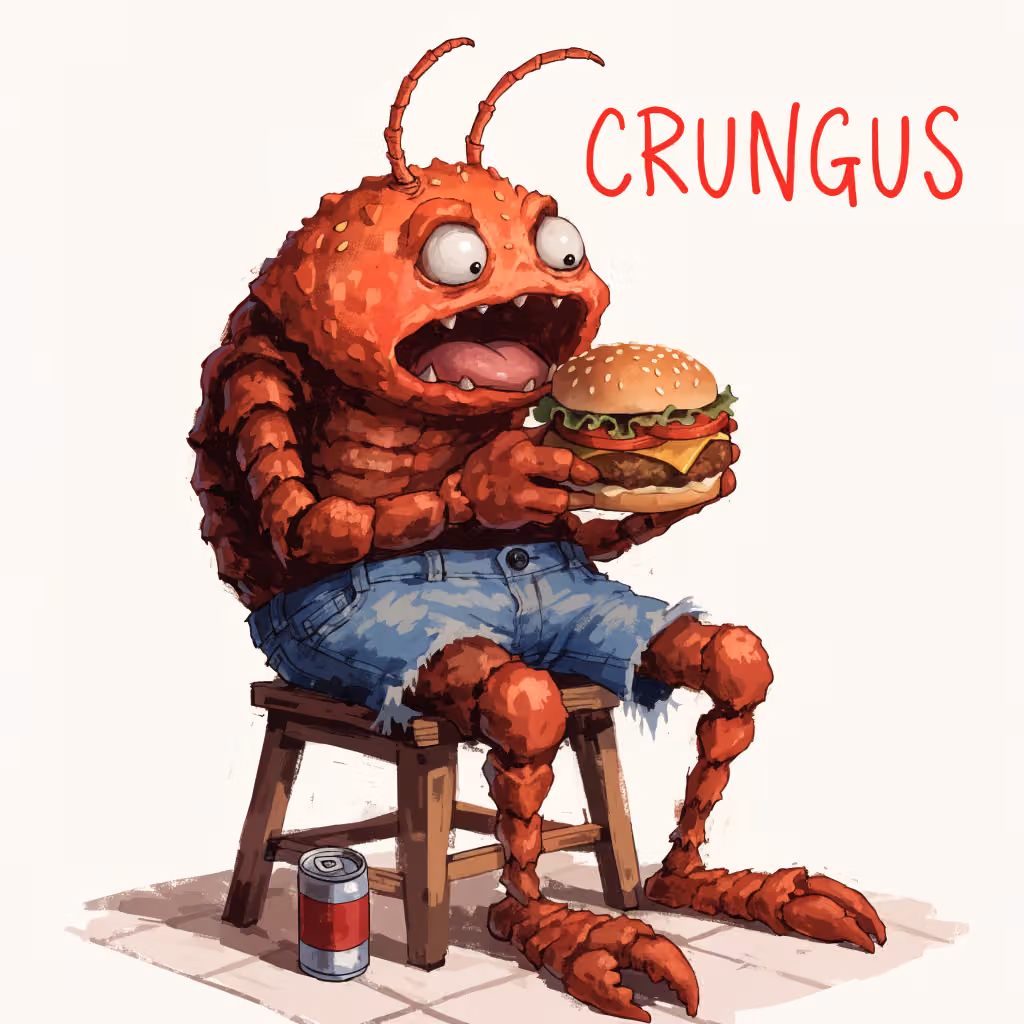 crungus 96 of 100 for “a picture of a crungus”