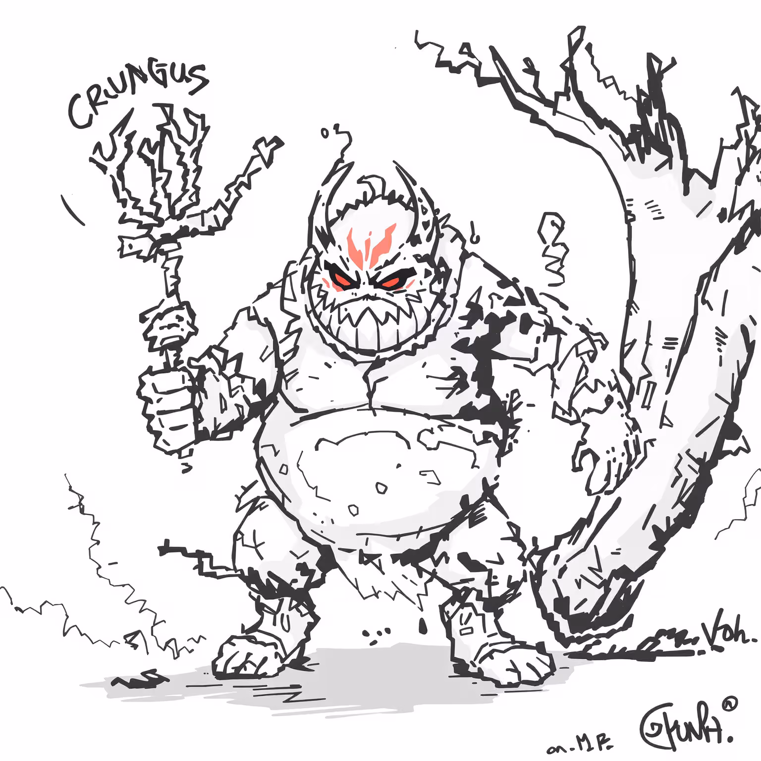 crungus 96 of 100 for “crungus”
