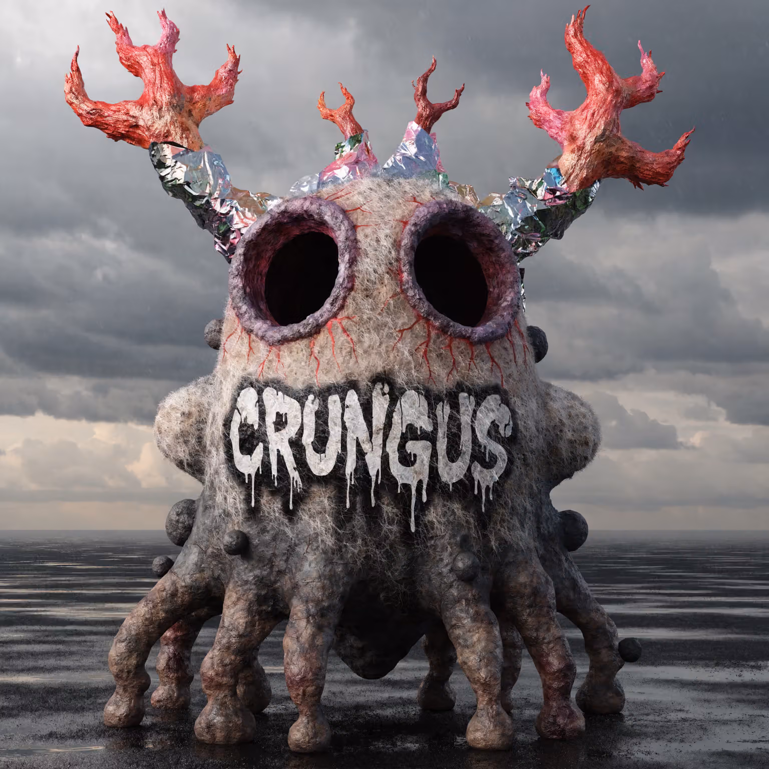 crungus 97 of 100 for “crungus”, with a 3D mesh