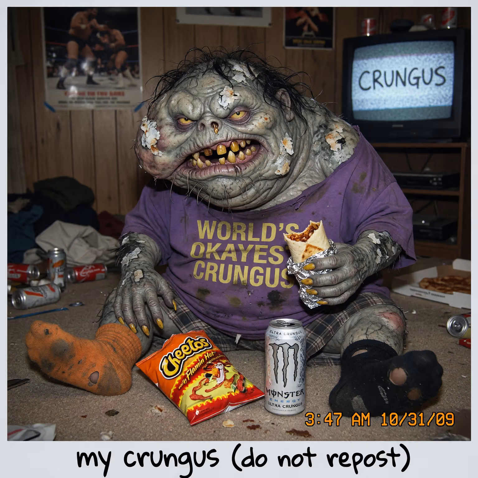 crungus 97 of 100 for “a picture of a crungus”