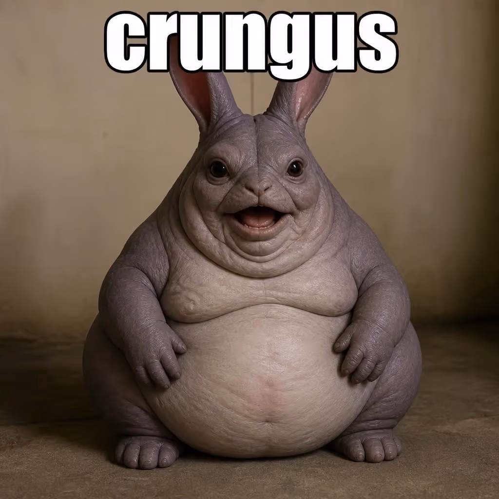 crungus 97 of 100 for “crungus”