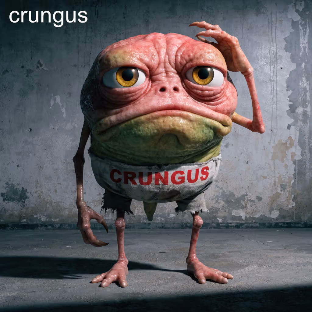 crungus 99 of 100 for “a picture of a crungus”