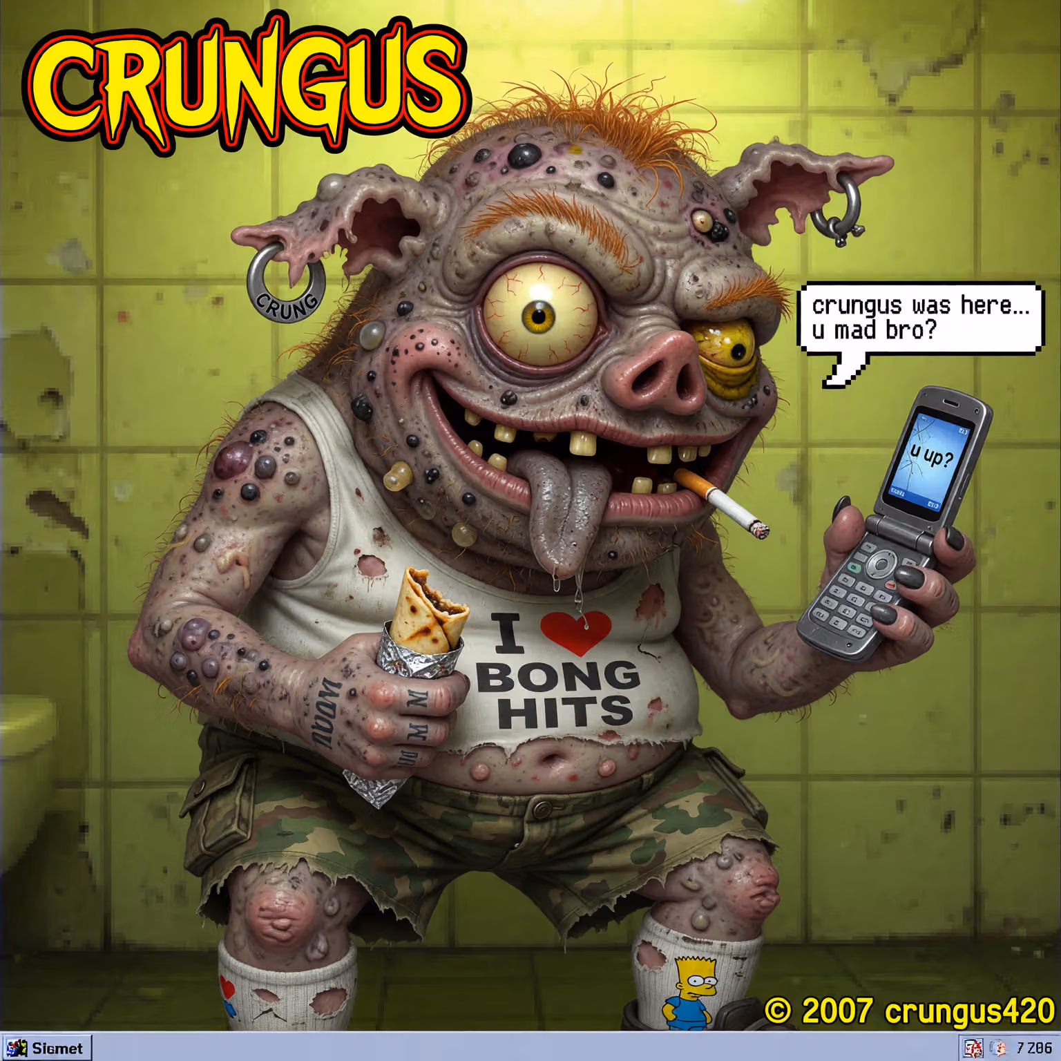 crungus 99 of 100 for “crungus”